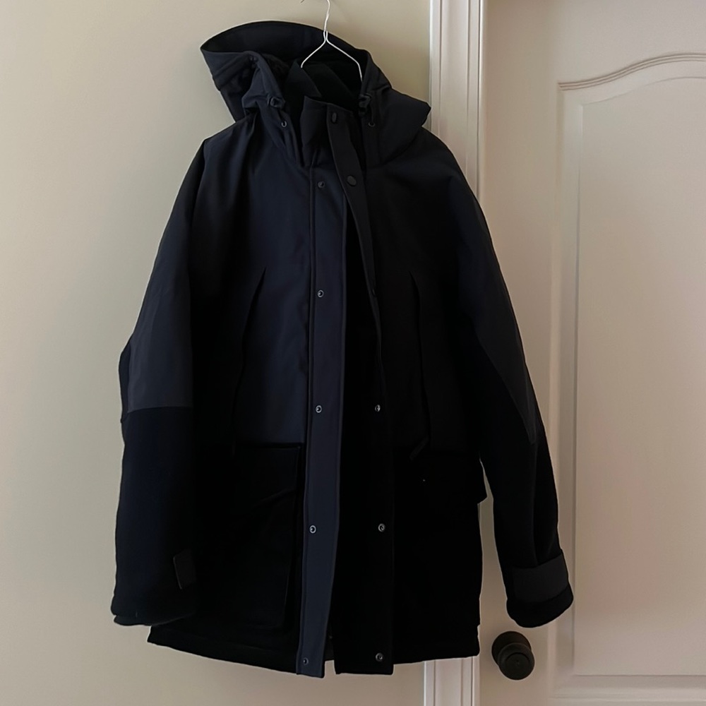 JCrew sportsman outfitter black coat